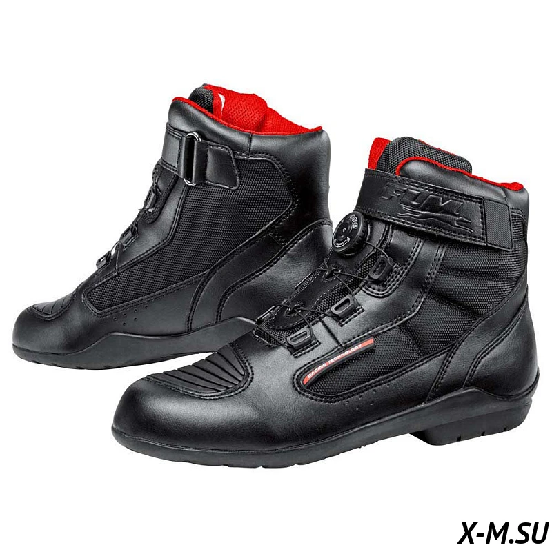 Мотоботы кожаные POLO FLM Sports Shoe 1.1 черные Мотоботы кожаные POLO FLM Sports Shoe 1.1 черные