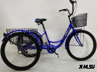 ВЕЛОСИПЕД 26&quot; 3-Х КОЛЕСНЫЙ DELTA TRIKE (6 СКОРОСТЕЙ, КОРЗИНКА СПЕРЕДИ И СЗАДИ)