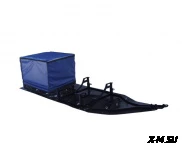 Сани &quot;UNIVERSAL&quot;, комплектация на выбор ПРЕМИУМ Ложементы  для п-ки  топливной бочки и ящик с чехлом