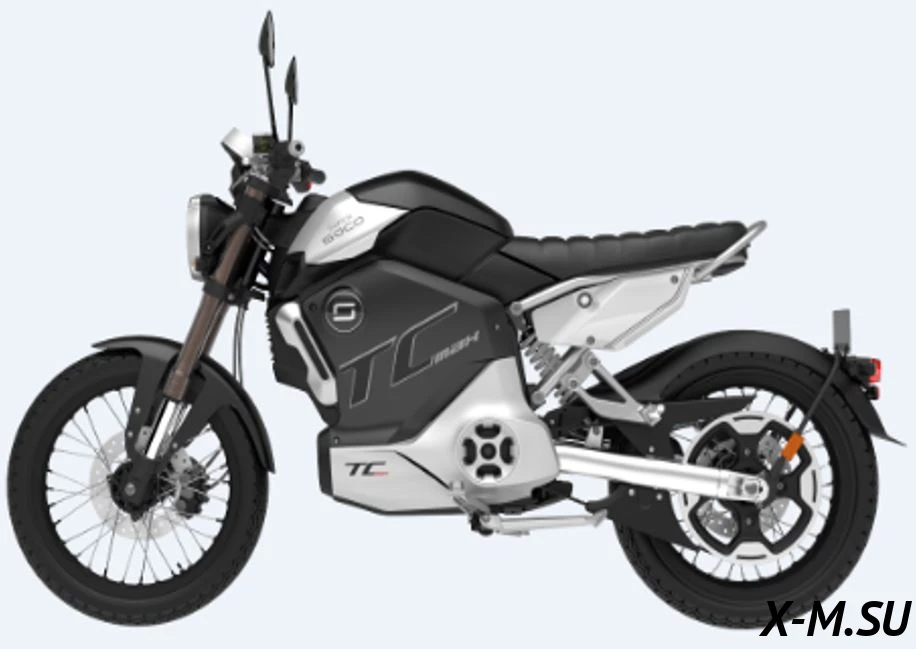 Электромотоцикл SUPER SOCO TC Max (CBS brake) 72В/45Ач (спицы) Электромотоцикл SUPER SOCO TC Max (CBS brake) 72В/45Ач (спицы)
