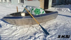 Алюминиевая моторная лодка Тактика-390 DC