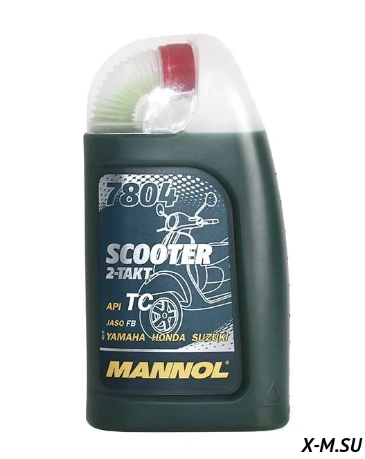 Масло моторное Mannol 2Т син. Scooter 7804 1л Масло моторное Mannol 2Т син. Scooter 7804 1л