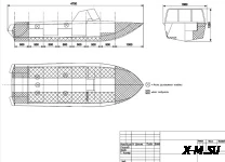 Алюминиевая моторная лодка Тактика-450
