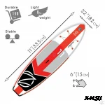 Надувная доска для sup-бординга ZAP FUSION 11 WINDFOIL