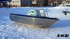 Алюминиевая моторная лодка Тактика-390