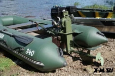 Мотор болотоход Бурлак-М2 Loncin 30 лс, эл.запуск