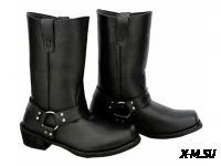 Мотоботинки MB 62 Черные MICHIRU