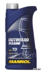 Масло Mannol моторное 2T п/с Outboard Marine  20л по 1 литру