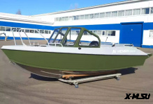 Алюминиевый катер WYATBOAT Неман-550 DC Pro