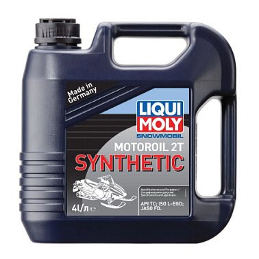 Масло liguiMoly Snowmobil Motoroil 2T Synthetic ТС (синтетическое) для снегоходов 4л