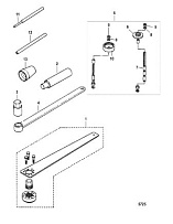 Инструменты 2-х тактного ПЛМ MERCURY 9.9 M TMC Серийный номер от 0N059858 и выше