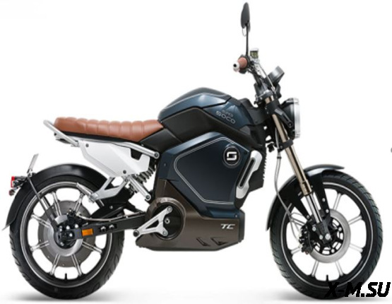 Электромотоцикл SUPER SOCO TC  (CBS brake) 60В/30Ач