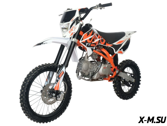 Питбайк KAYO BASIC TT125 17/14 KRZ (механ. сцепл., кикстартер, 2022 г.)