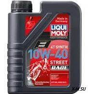 Масло LiquiMoly   Motorbike 4T Synth Street Race 10W-40 (Синтетическое) 1л