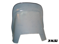 Стекло ветровое для снегохода Yamaha BRAVO  250 T увеличенное (высота 62см, толщина 2мм, ПЭТг)