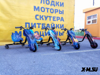 Электроскутер Дрифт Карт Drift-Trike Promax Mi101 красная молния