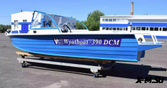 Алюминиевая моторная лодка Wyatboat-390 DCM